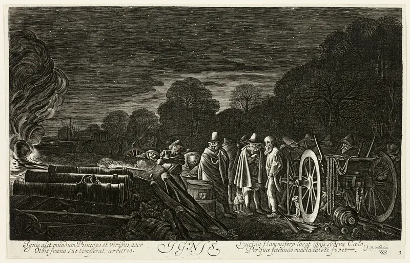 Fire, plate four from The Four Elements