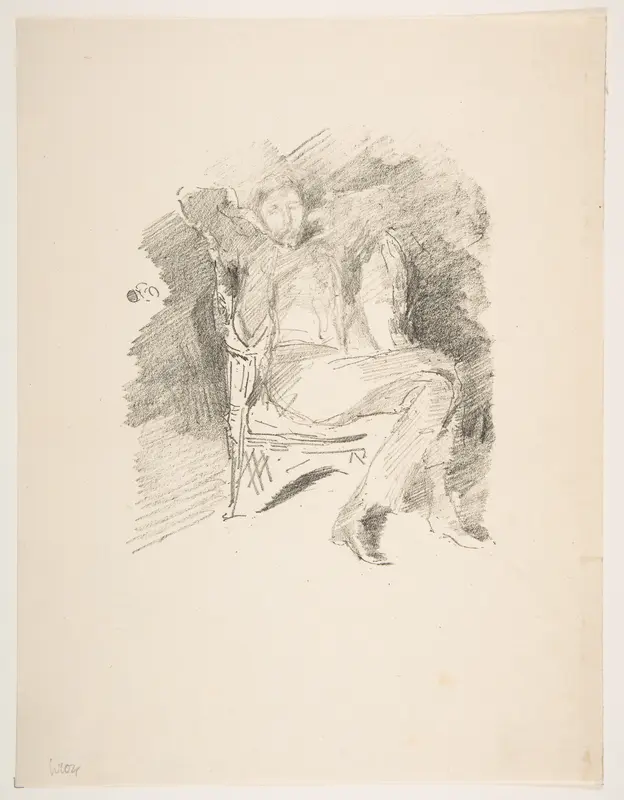 Firelight – Joseph Pennell, No. 1 Wall Art by James McNeill Whistler - High-Resolution Digital Print