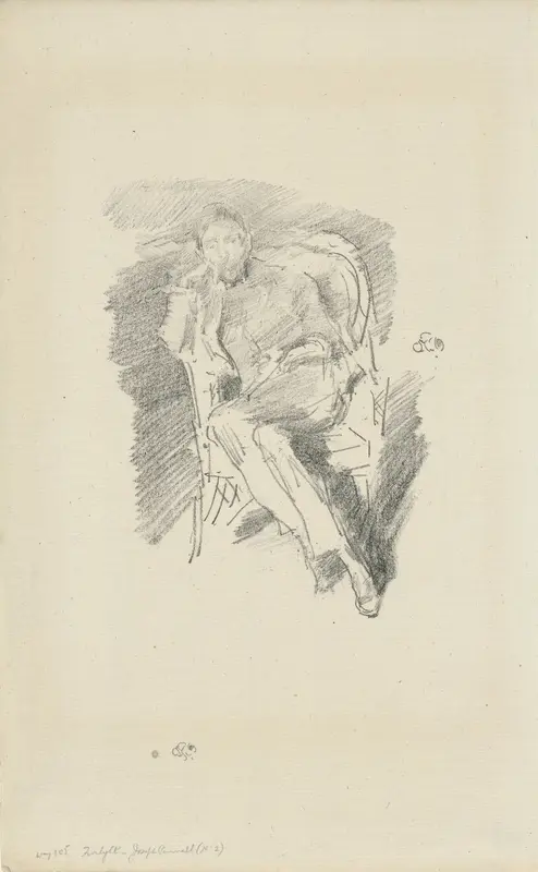 Firelight. Joseph Pennell. No. 2 Wall Art by Thomas Robert Way - High-Resolution Digital Print