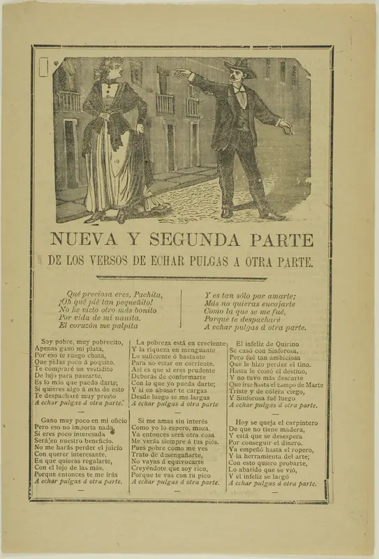 First and Second Part of the Verses... Wall Art by José Guadalupe Posada - High-Resolution Digital Print