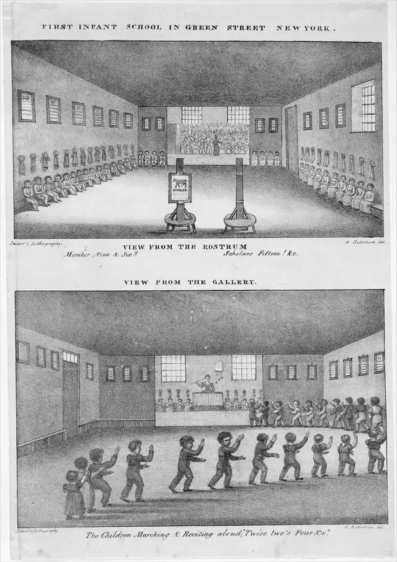 First Infant School in Green Street, New York Wall Art by Anthony Imbert - High-Resolution Digital Print