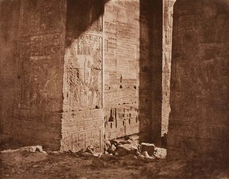 First Pylon - French Inscription Carved on the Eastern Embrasure at Point H, Island of Fila (Philae)