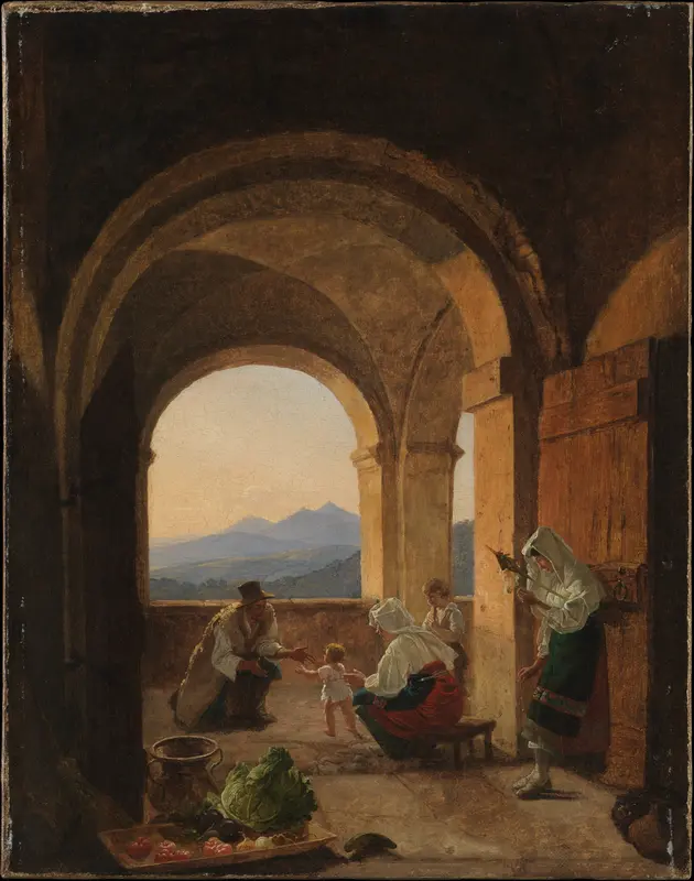 First Steps Wall Art by Franz Ludwig Catel - High-Resolution Digital Print