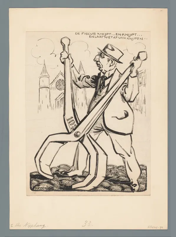 Fiscus met nijptang Wall Art by Unknown - High-Resolution Digital Print