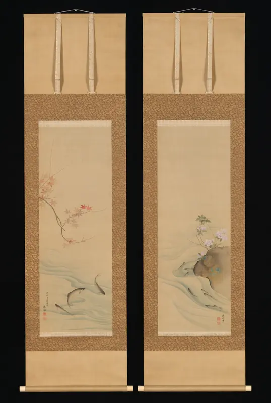 Fish in Summer and Autumn Wall Art by Maruyama Ōkyo - High-Resolution Digital Print