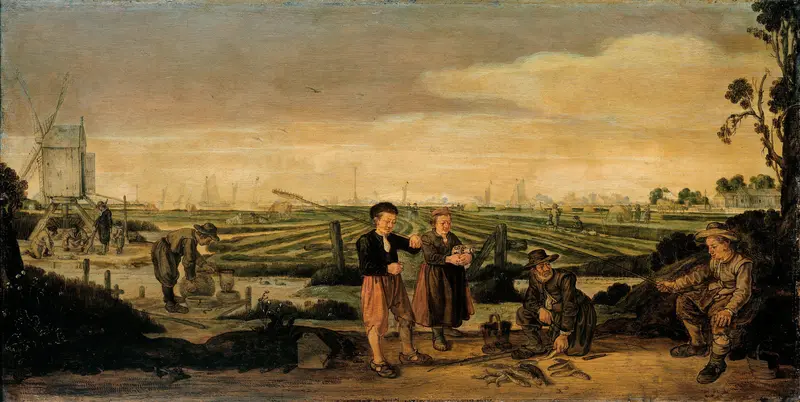 Fishermen and Farmers Wall Art by Arent Arentsz - High-Resolution Digital Print
