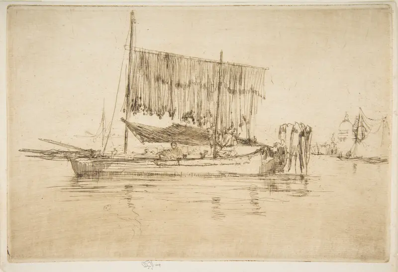 Fishing Boat Wall Art by James McNeill Whistler - High-Resolution Digital Print