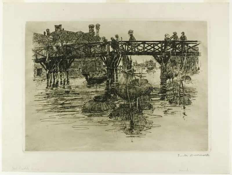 Fishing Quarter, Venice Wall Art by Frank Duveneck - High-Resolution Digital Print