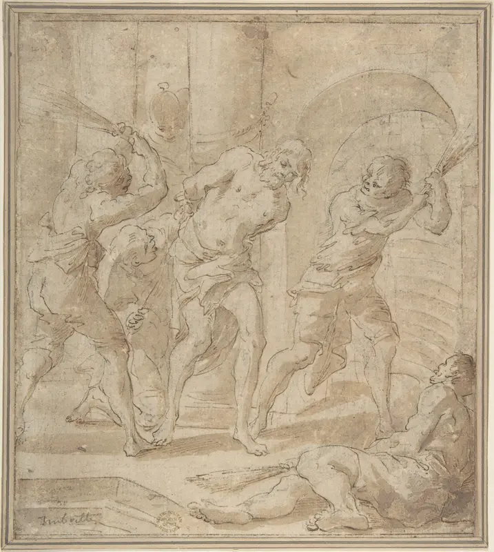 Flagellation Wall Art by Anonymous, Italian, Venetian, 18th century - High-Resolution Digital Print