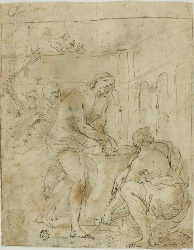 Flagellation of Christ Wall Art by Lorenzo Garbieri - High-Resolution Digital Print