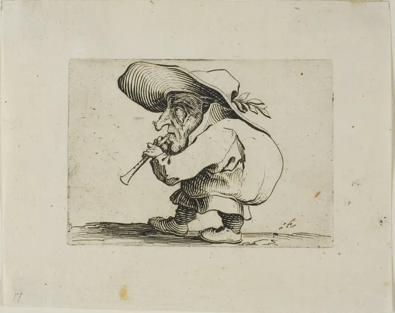 Flageolet Player, from Varie Figure Gobbi
