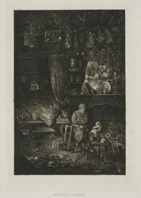 Flemish Interior, from Revue Fantaisiste