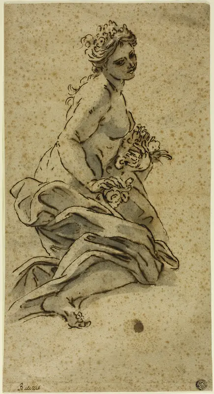 Flora Wall Art by Giovanni Battista Gaulli - High-Resolution Digital Print