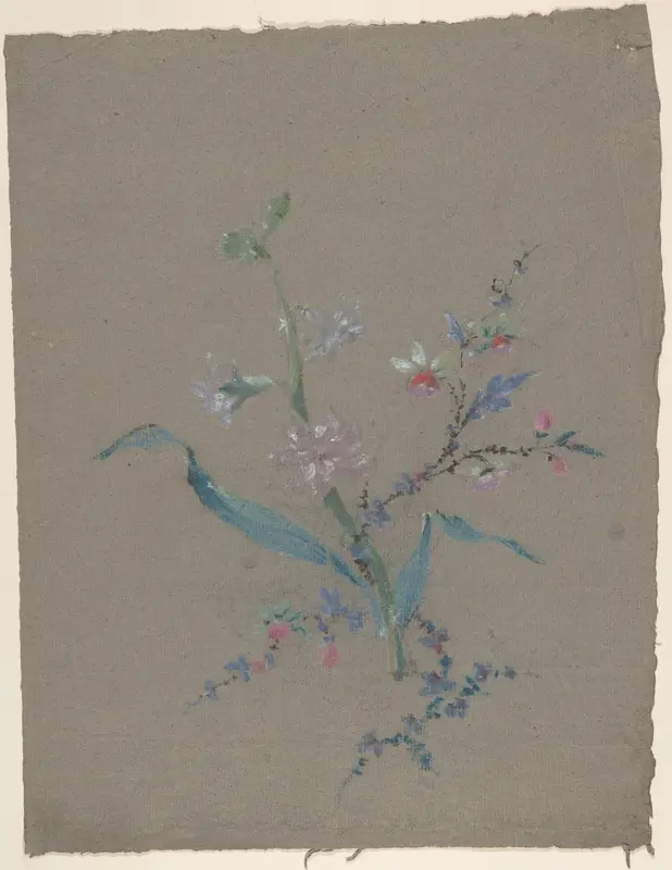 Floral Design Wall Art by Jean François Bony - High-Resolution Digital Print