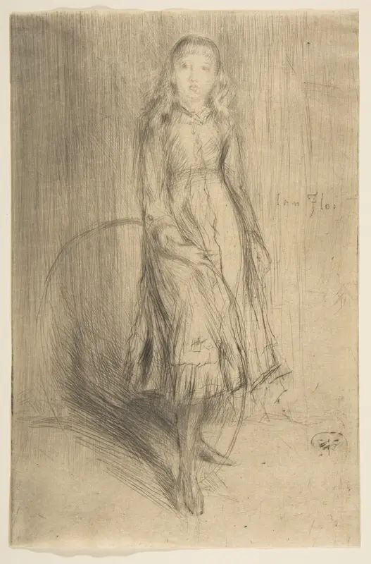 Florence Leyland Wall Art by James McNeill Whistler - High-Resolution Digital Print
