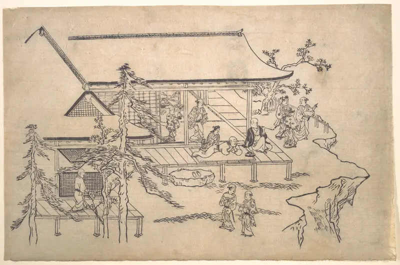 Flower-Viewing Scene