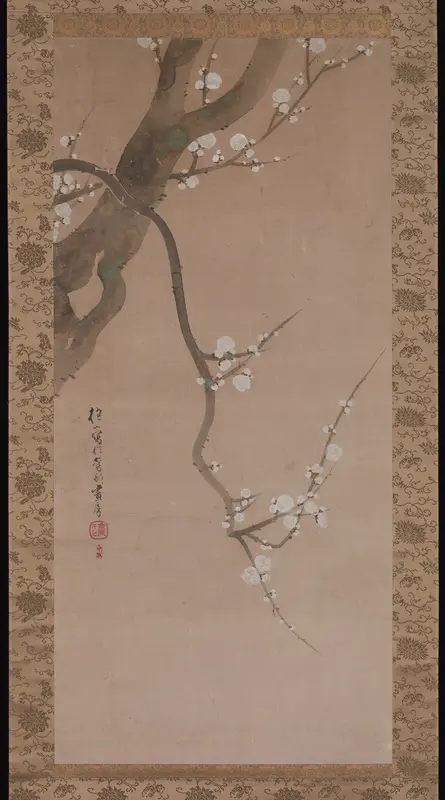 Flowering Plum Wall Art by Sakai Hōitsu - High-Resolution Digital Print