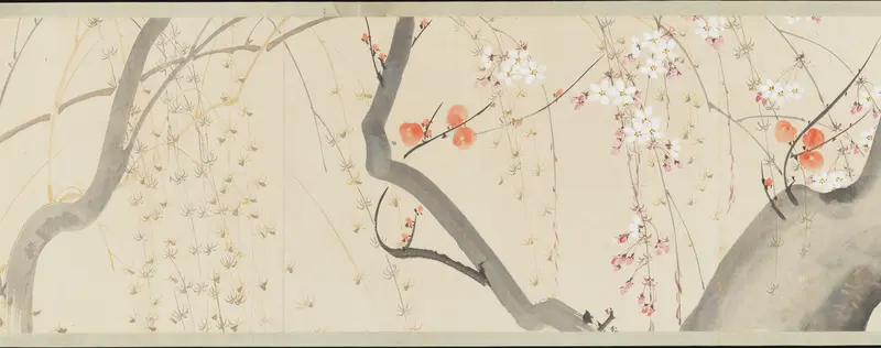 Flowers of the Four Seasons Wall Art by Sakai Hōitsu - High-Resolution Digital Print
