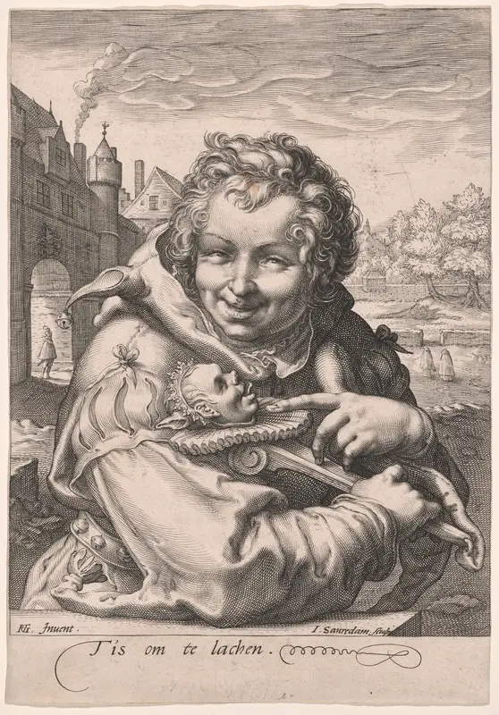 Fool Holding a Staff (Tis om te lachen)