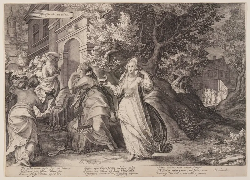Foolish Virgins Missing their Rendezvous with Our Lord, from Parable of the Wise and Foolish Virgins