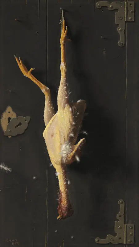 For Sunday's Dinner Wall Art by William Michael Harnett - High-Resolution Digital Print