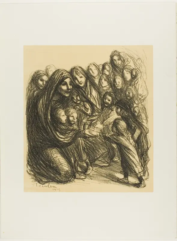 For the Daughters of Soldiers Killed on the Field of Honor, plate thirteen from Actualités