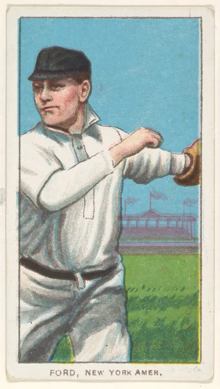 Ford, New York, American League, from the White Border series (T206) for the American Tobacco Company Wall Art by American Tobacco Company - High-Resolution Digital Print
