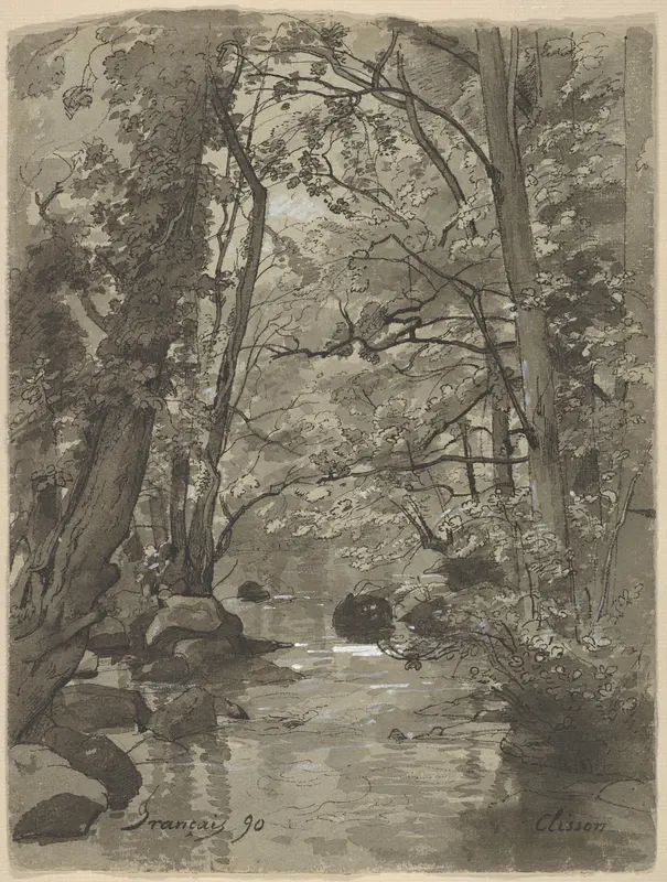 Forest at Clisson Wall Art by François-Louis Français - High-Resolution Digital Print