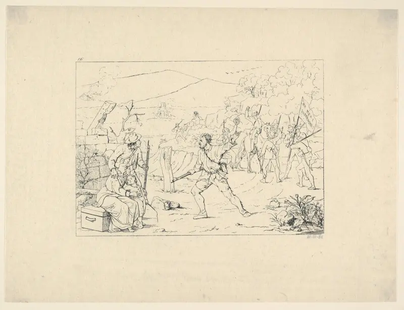 Formation of Guerrilla Bands (from Confederate War Etchings) Wall Art by Adalbert John Volck - High-Resolution Digital Print
