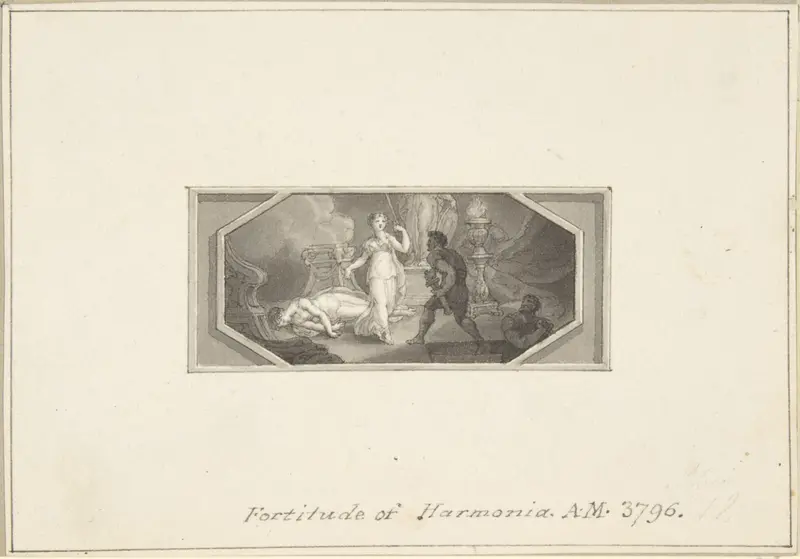 Fortitude of Harmonia Wall Art by Edward Francis Burney - High-Resolution Digital Print
