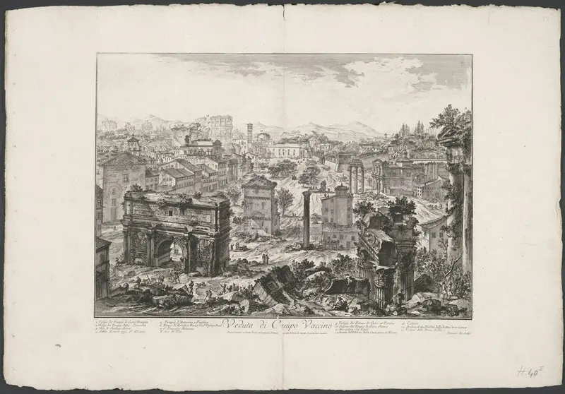 Forum Romanum te Rome Wall Art by Unknown - High-Resolution Digital Print