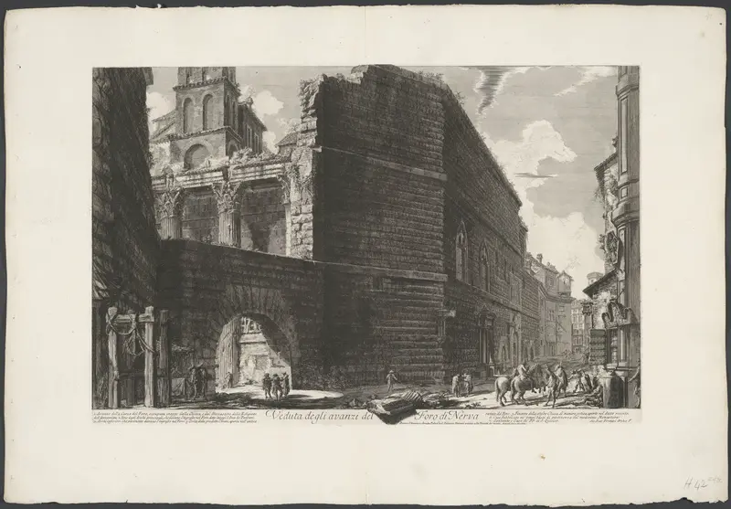 Forum van Augustus te Rome Wall Art by Unknown - High-Resolution Digital Print