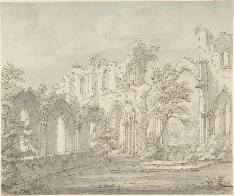 Fountains Abbey, Yorkshire Wall Art by Thomas Sunderland - High-Resolution Digital Print