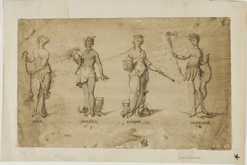 Four Continents Wall Art by Gerard de Lairesse - High-Resolution Digital Print