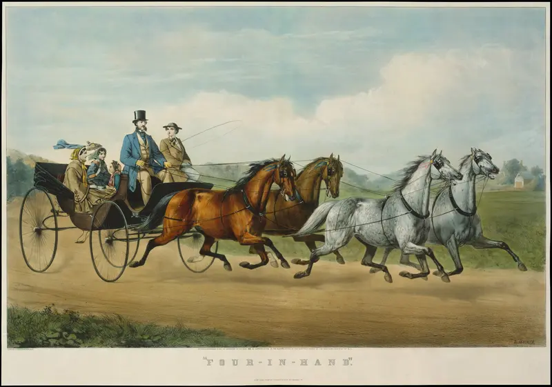 "Four-in-Hand" Wall Art by Louis Maurer - High-Resolution Digital Print