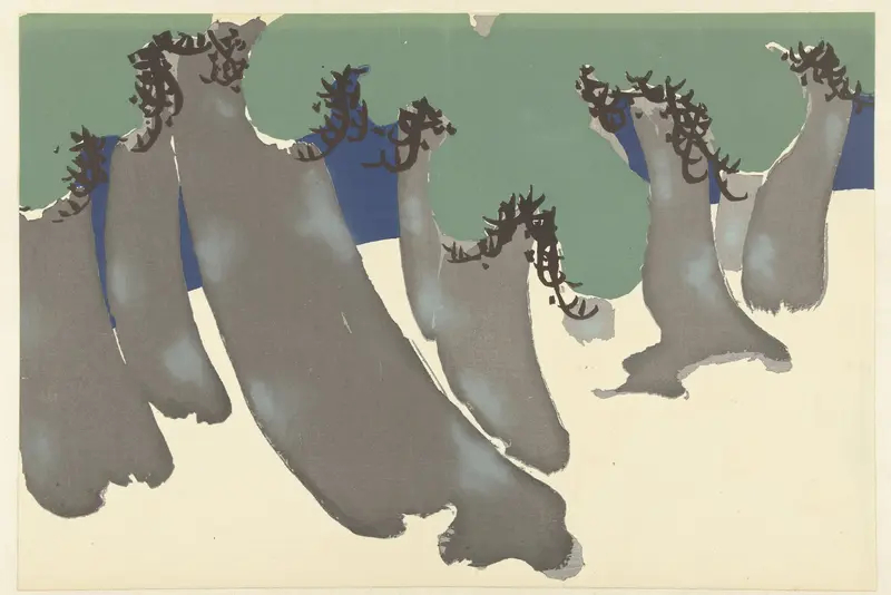 Four Prints from the Series ‘Flowers of a Hundred Worlds’ by Kamisaka Sekka - High-Resolution Digital Print
