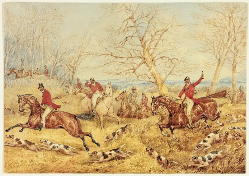 Fox Hunt Wall Art by Henry Alken - High-Resolution Digital Print