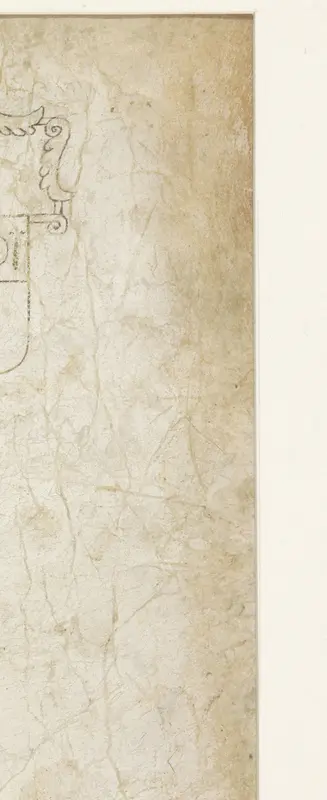 Fragment met mogelijk het wapen van Verrières, Ardennen Wall Art by anonymous - High-Resolution Digital Print