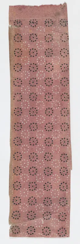 Fragment of a sheet with a pattern of dots in circles Wall Art by Anonymous - High-Resolution Digital Print