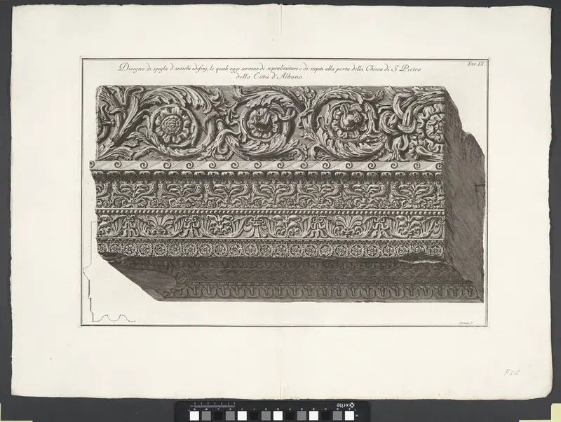 Fragment van deurlijst van Chiesa di San Pietro in Albano Wall Art by Unknown - High-Resolution Digital Print