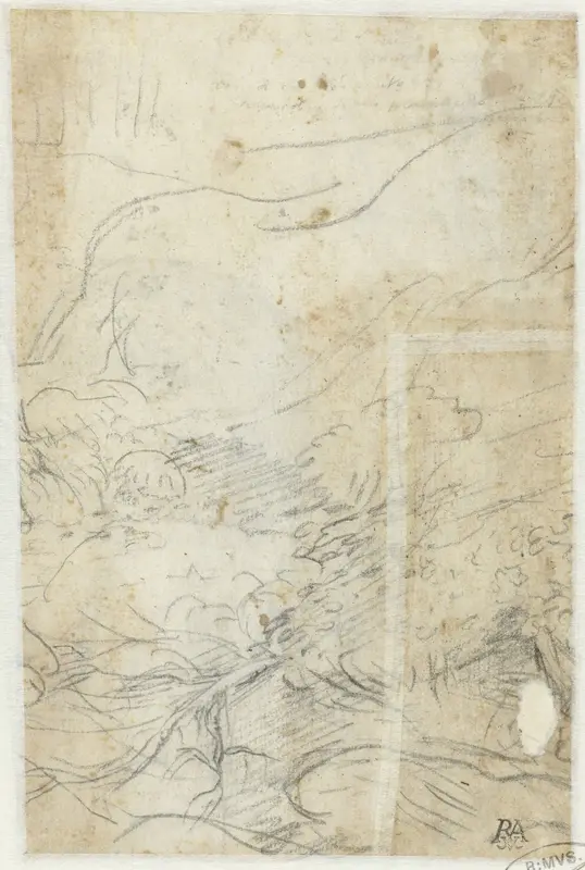 Fragment van een berglandschap Wall Art by Unknown - High-Resolution Digital Print