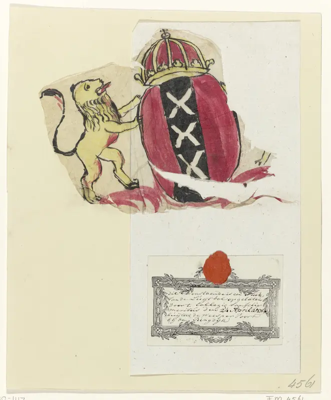 Fragment van een luchtballon, 1784 Wall Art by anonymous - High-Resolution Digital Print