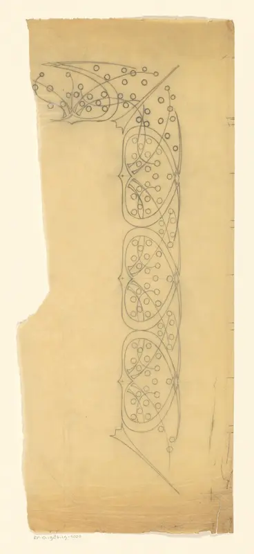 Fragment van een ornamenteel kader Wall Art by Reinier Willem Petrus de Vries (1874-1953) - High-Resolution Digital Print
