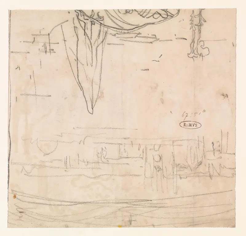 Fragment van een schets Wall Art by Edzard Koning - High-Resolution Digital Print