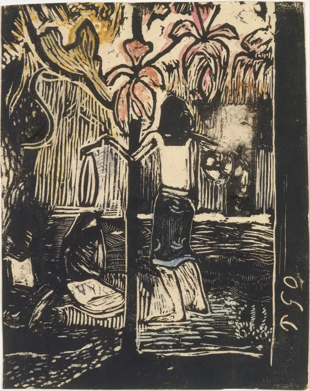 Fragrance (Noa Noa), small block Wall Art by Paul Gauguin - High-Resolution Digital Print