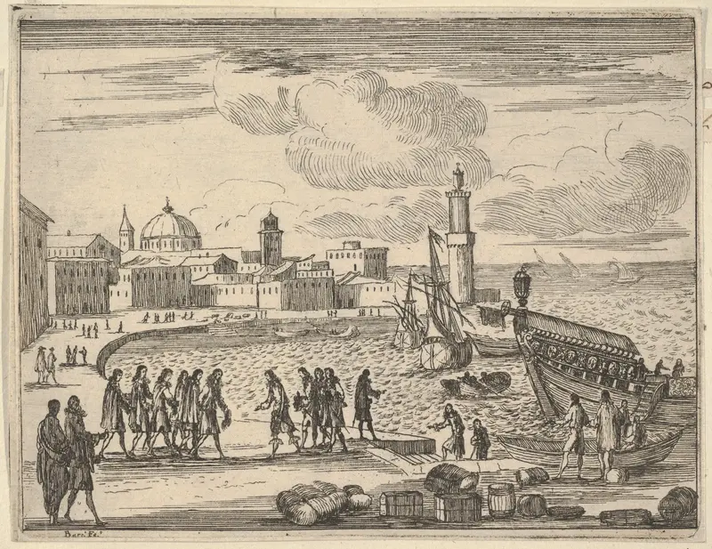 Francesco I d'Este Combines Forces with The Republic of Venice and Genoa Against the Ottoman Turks, from "L'Idea di un Principe ed Eroe Cristiano in Francesco I d'Este, di Modena e Reggio Duca VIII [...]" Wall Art by Bartolomeo Fenice (Fénis) - High-Resolution Digital Print