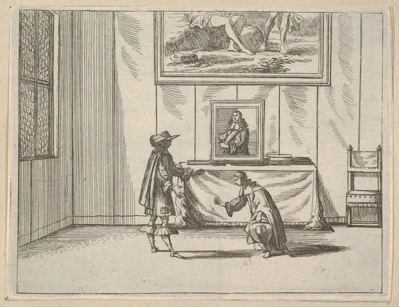 Francesco I d'Este is Generous in Pardoning the Offenders, from "L'Idea di un Principe ed Eroe Cristiano in Francesco I d'Este, di Modena e Reggio Duca VIII [...]" Wall Art by Bartolomeo Fenice (Fénis) - High-Resolution Digital Print
