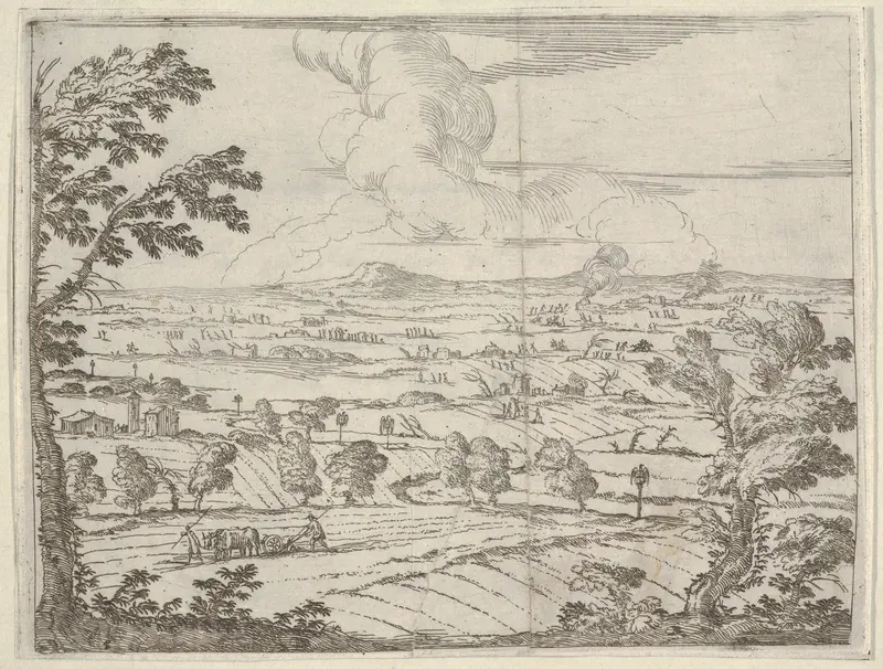 Francesco I d'Este Keeps his State Intact During the Descent of the Germans into Mantua, from "L'Idea di un Principe ed Eroe Cristiano in Francesco I d'Este, di Modena e Reggio Duca VIII [...]" Wall Art by Bartolomeo Fenice (Fénis) - High-Resolution Digital Print