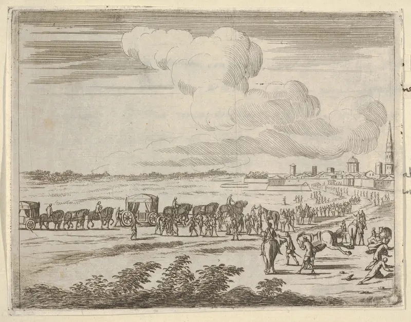 Francesco I d'Este Quickly Makes Himself Available at the Request of Pope Urban VIII, from "L'Idea di un Principe ed Eroe Cristiano in Francesco I d'Este, di Modena e Reggio Duca VIII [...]" Wall Art by Bartolomeo Fenice (Fénis) - High-Resolution Digital Print