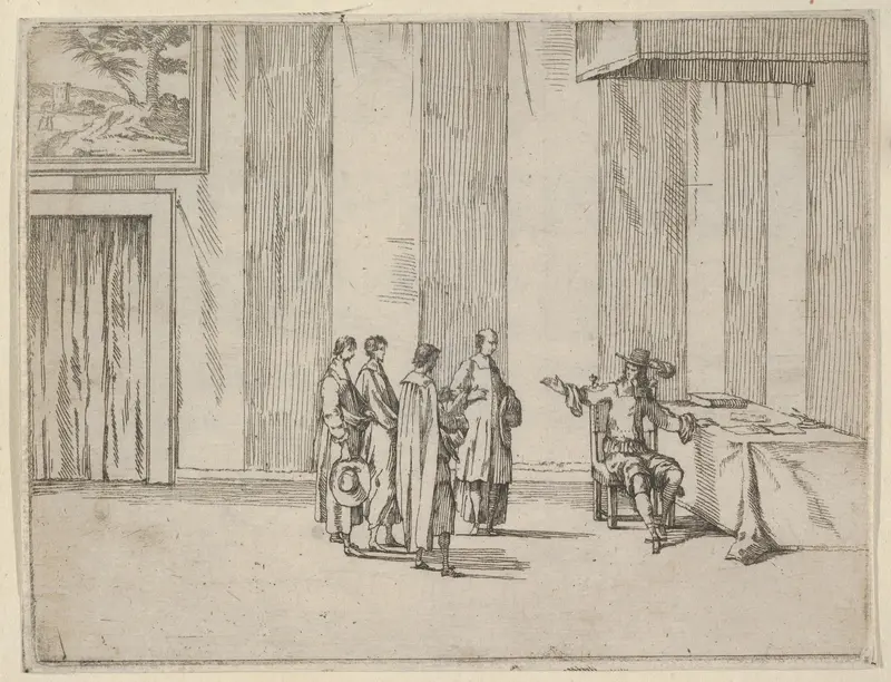 Francesco I d'Este Takes Particular Care to Ensure that Justice is Observed, from "L'Idea di un Principe ed Eroe Cristiano in Francesco I d'Este, di Modena e Reggio Duca VIII [...]" Wall Art by Bartolomeo Fenice (Fénis) - High-Resolution Digital Print